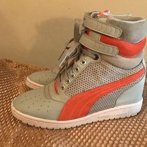 Puma wedge fashion sneakers